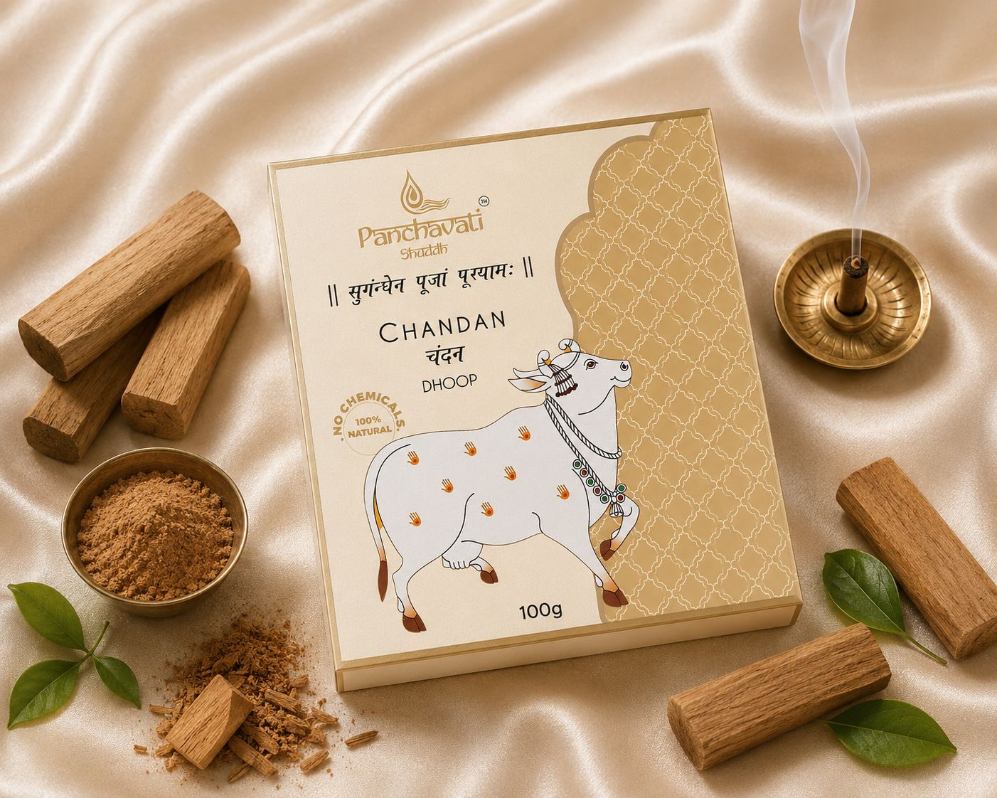 Panchavati Shuddh Dhoop Stick — Chandan